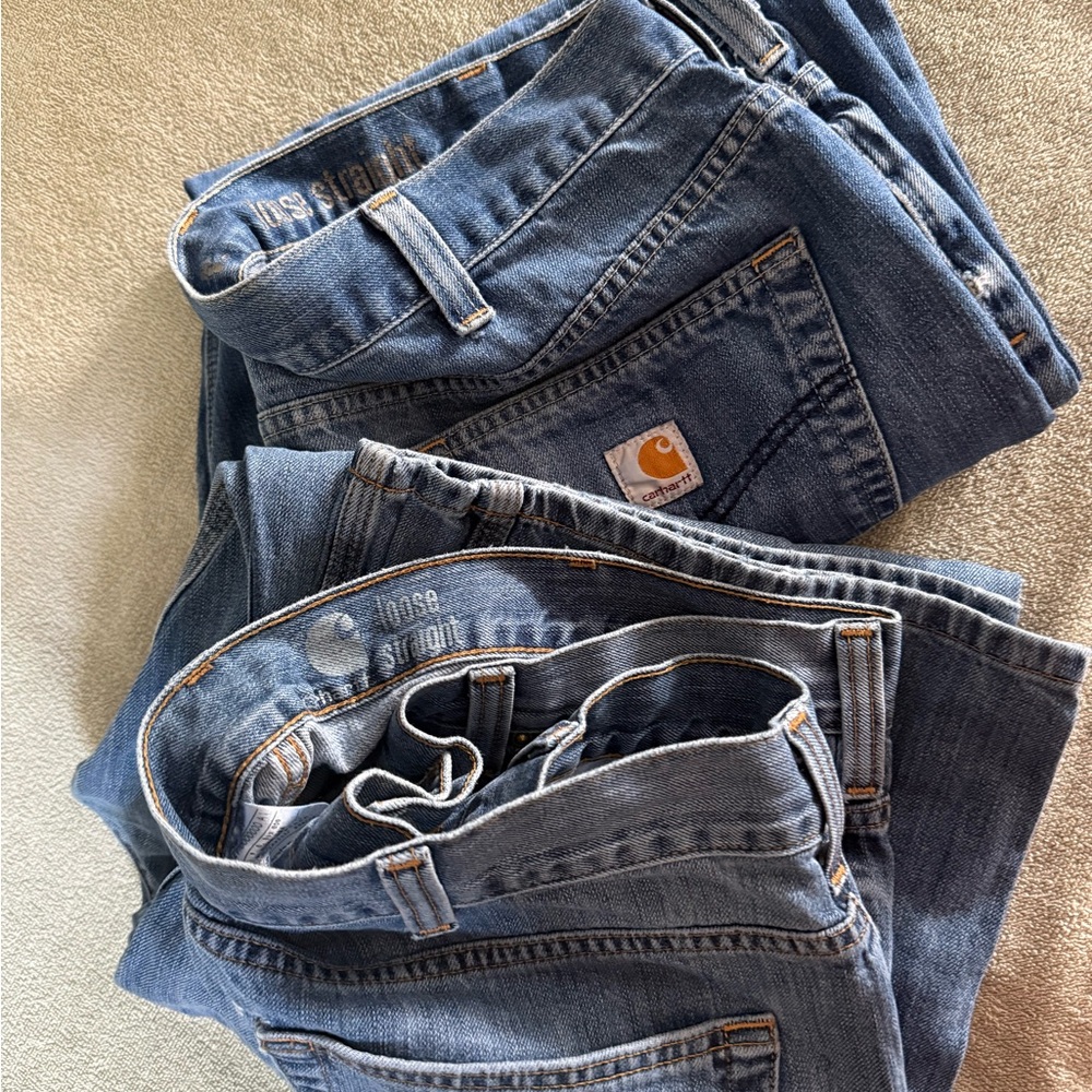 Carhartt Loose Straight Fit Denim Jeans